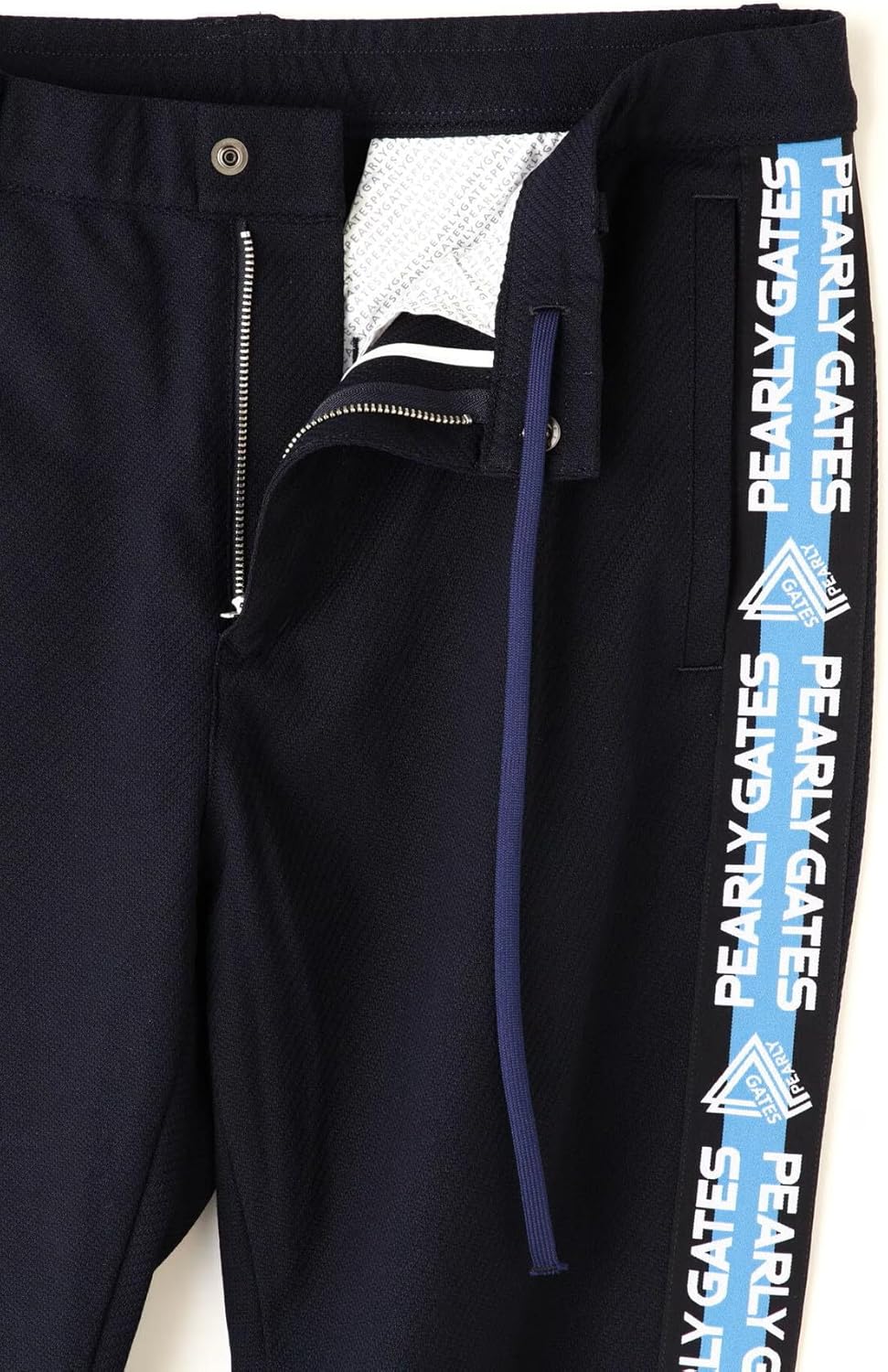 パーリーゲイツ ロングパンツ カルゼストレッチ パーリーゲイツ PG 【ストレッチ】バンダナ付きカルゼロング